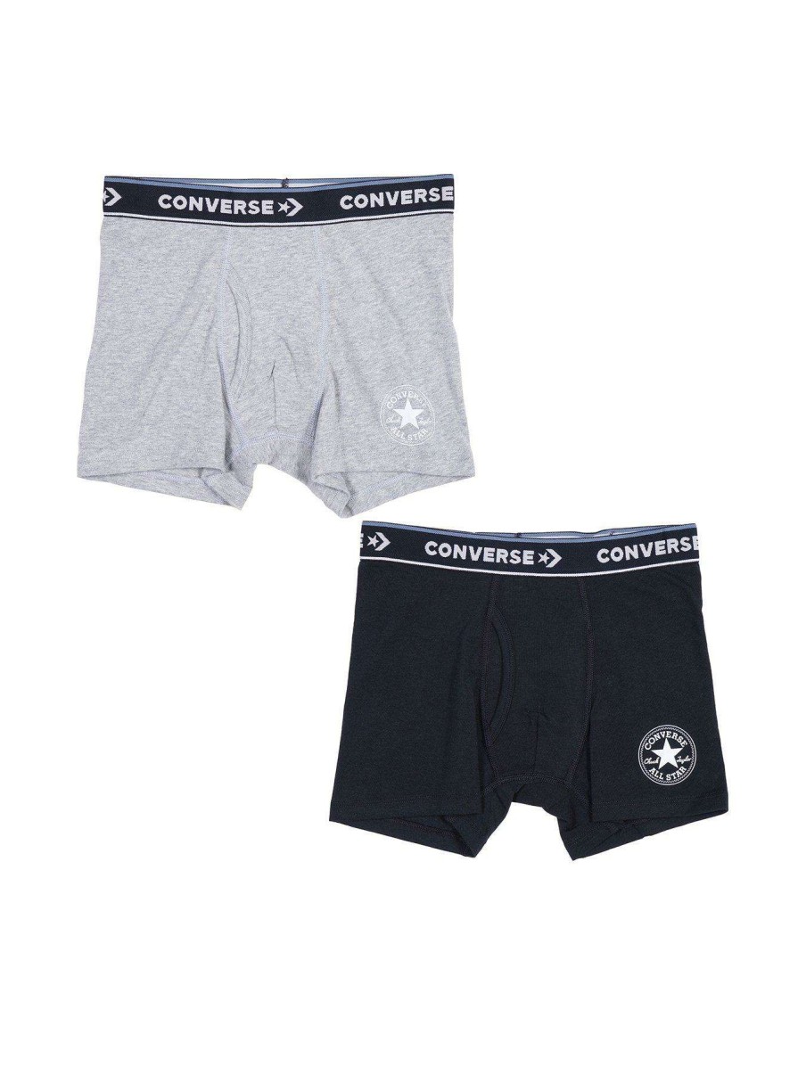 Gifts * | Converse Chb Solid Cotton 2Pk Boxer Brief