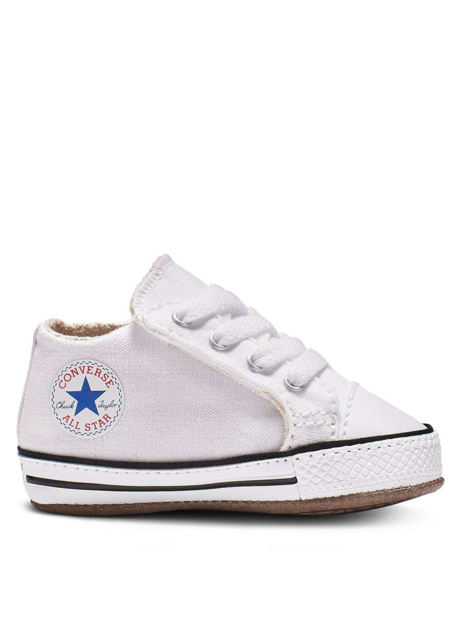 Kids * | Converse Chuck Taylor All Star Ox Crib Unisex Cribster Canvas Trainers -White