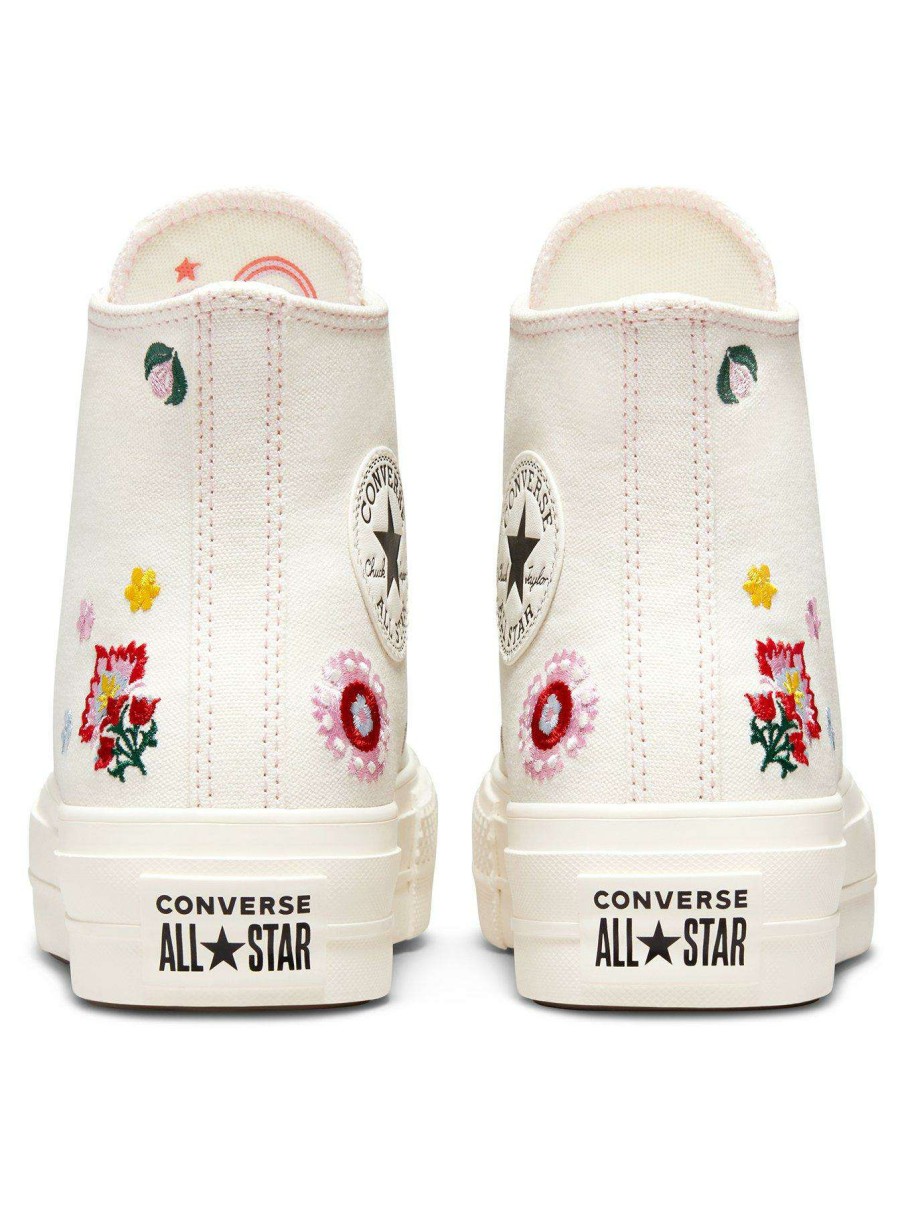 Women * | Converse Chuck Taylor All Star Lift Canvas Hi-Top Off-White/Pink