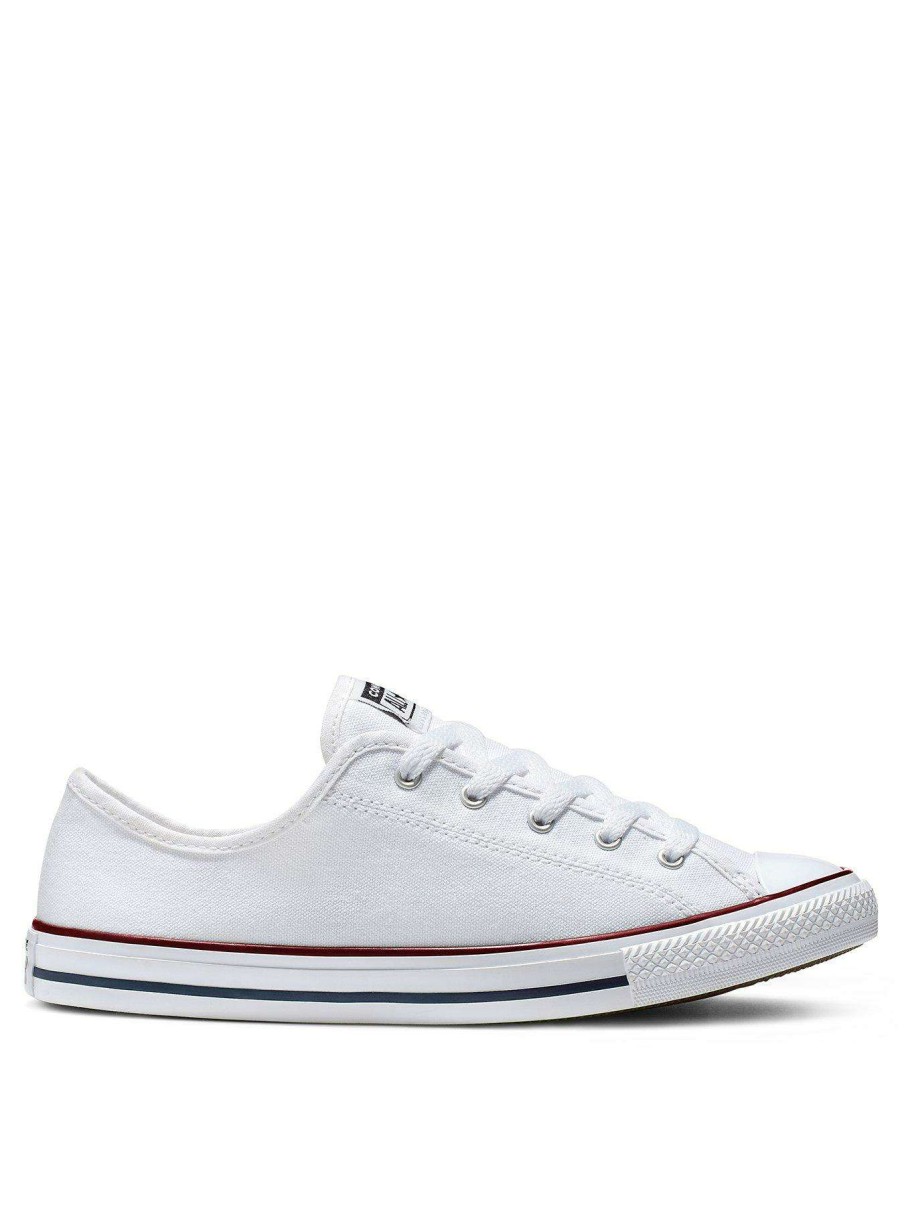 Women * | Converse Chuck Taylor All Star Dainty Canvas Ox Plimsolls White