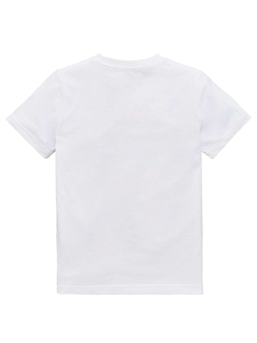 Kids * | Converse Childrens Core Chuck Patch Tee White