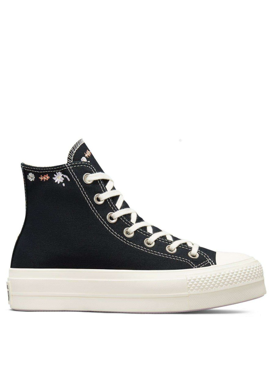 Women * | Converse Chuck Taylor All Star Lift Hi Black/White