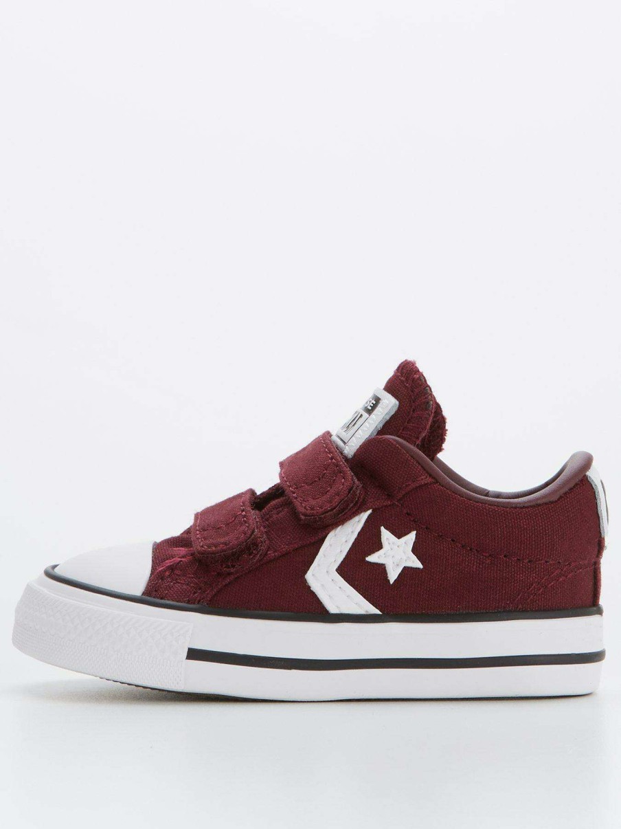 Kids * | Converse Star Player Infant Evolution 2V Trainers Burgundy