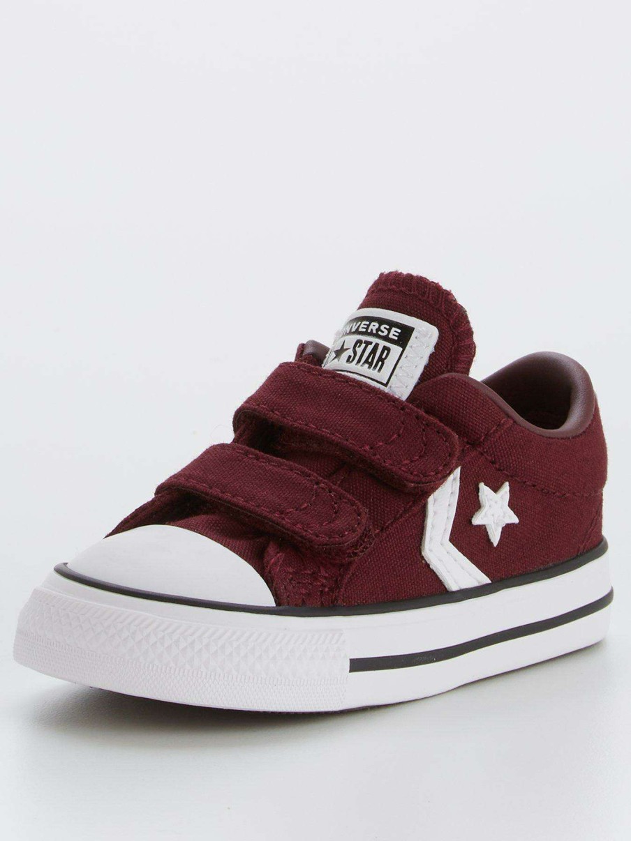 Kids * | Converse Star Player Infant Evolution 2V Trainers Burgundy