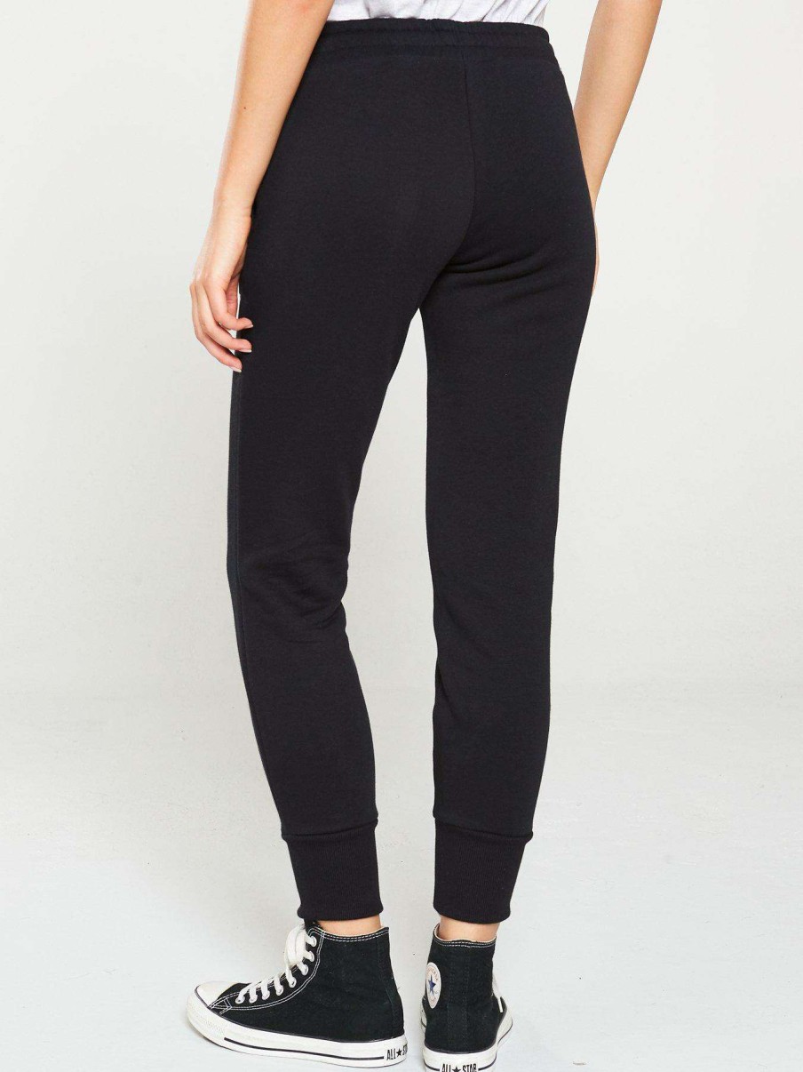 Women * | Converse Star Chevron Emb Signature Pant Black