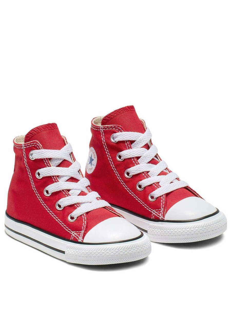 Kids * | Converse Chuck Taylor All Star Ox Infant Unisex Trainers -Red