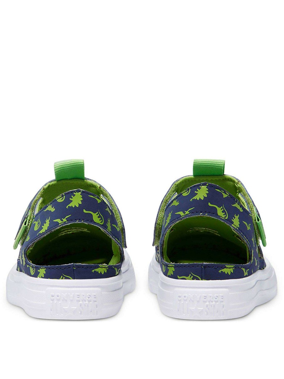 Kids * | Converse Chuck Taylor All Star Ox Superplay Dinoverse Children'S Sandal Navy