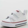 Kids * | Converse Chuck Taylor All Star Infant Unisex Leather 2V Trainers -White