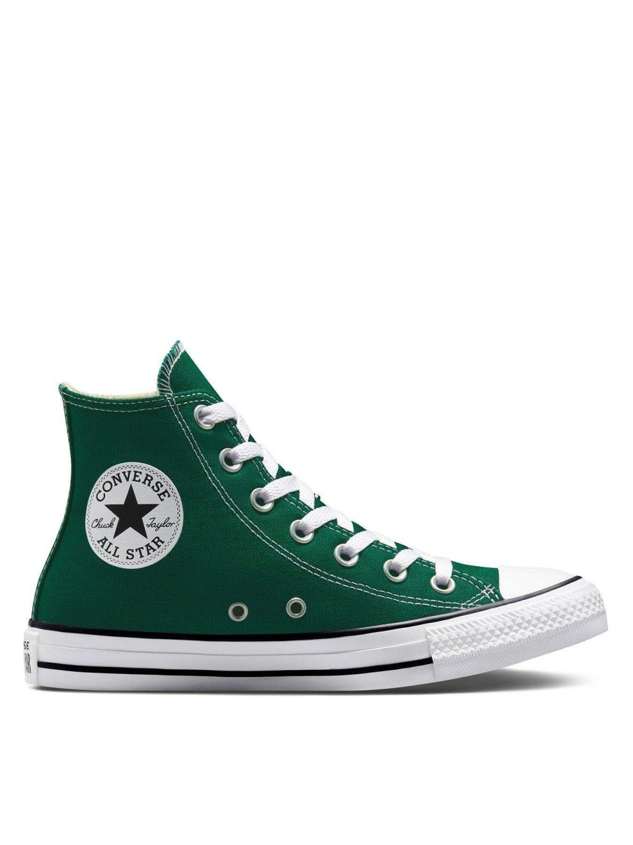 Men * | Converse Chuck Taylor All Star Canvas Hi Dark Green/White