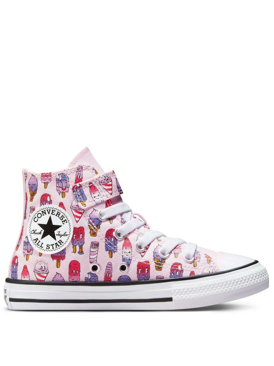 Kids * | Converse Chuck Taylor All Star Childrens 1V Sweet Scoops Trainers Pink/Lilac