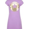 Kids * | Converse Older Girls Shine Chuck Patch T-Shirt Dress Pink