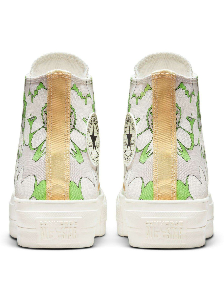 Women * | Converse Chuck Taylor All Star Lift Floral Canvas Hi Beige