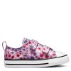 Kids * | Converse Chuck Taylor All Star Ox Infant Girls 2V Paper Floral Print Trainers -Purple/Multi