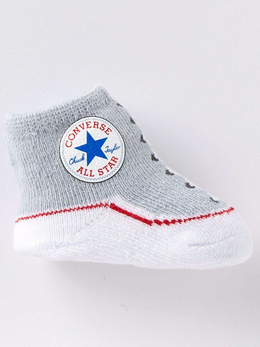 Gifts * | Converse Younger Chuck Infant Toddler Bootie 2 Pack Pink/Grey