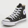 Women * | Converse Chuck Taylor All Star Leather Hi Top Black