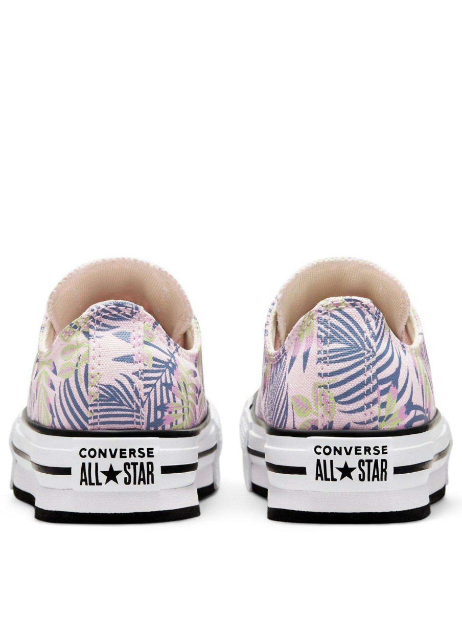 Kids * | Converse Chuck Taylor All Star Childrens Eva Lift Plant Love Trainers Pink/Blue