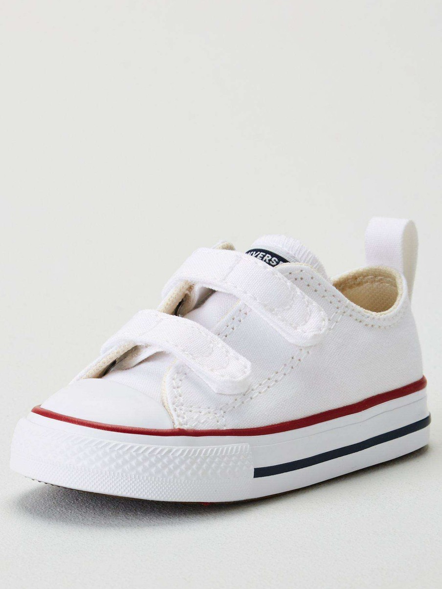 Kids * | Converse Chuck Taylor All Star Ox Infant Unisex 2V Trainers -White