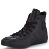 Women * | Converse Chuck Taylor All Star Leather Hi-Tops Black