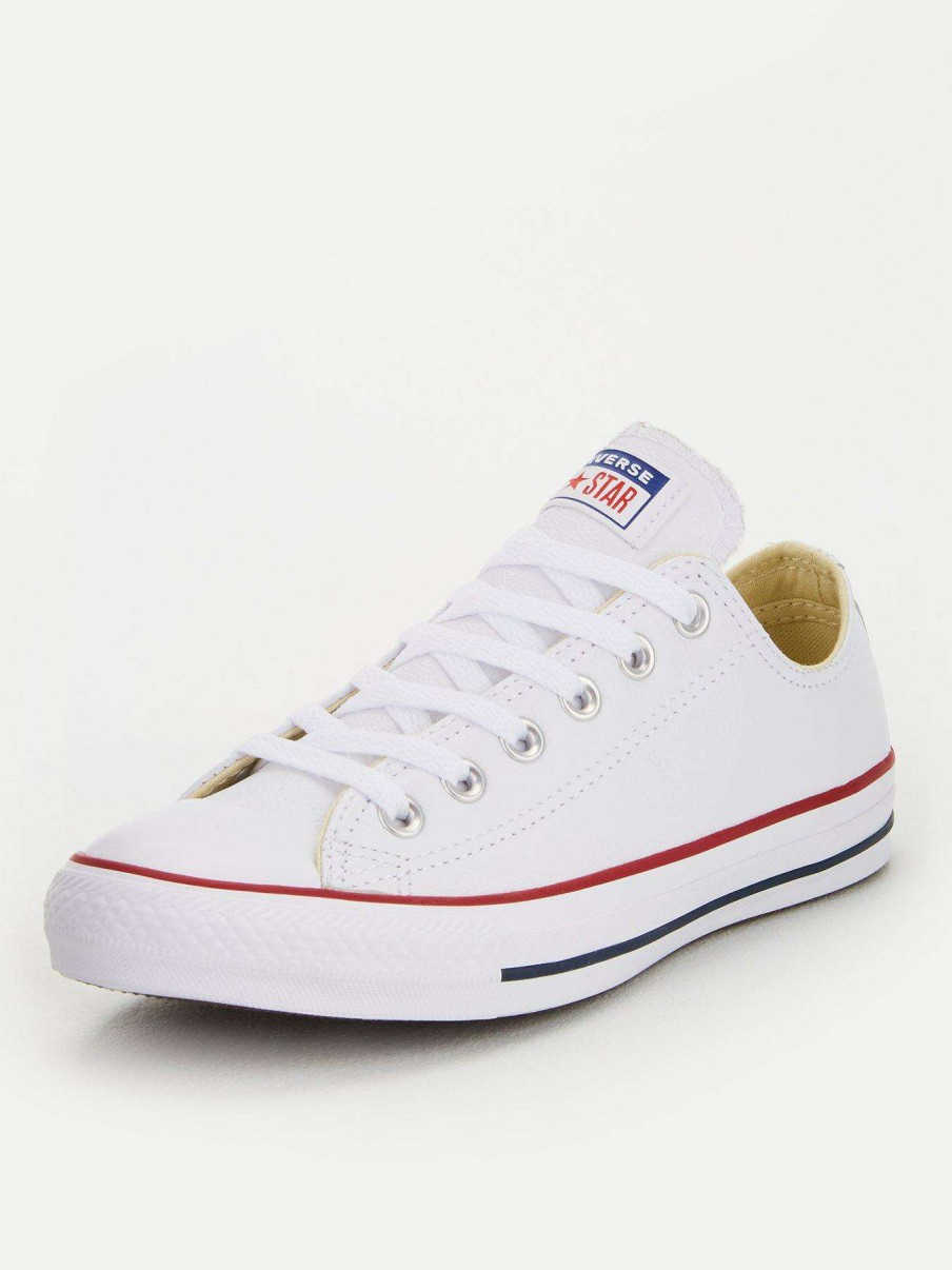 Women * | Converse Chuck Taylor All Star Leather Ox White