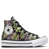 Kids * | Converse Chuck Taylor All Star Childrens Eva Lift Plant Love Trainers -Black/Pink