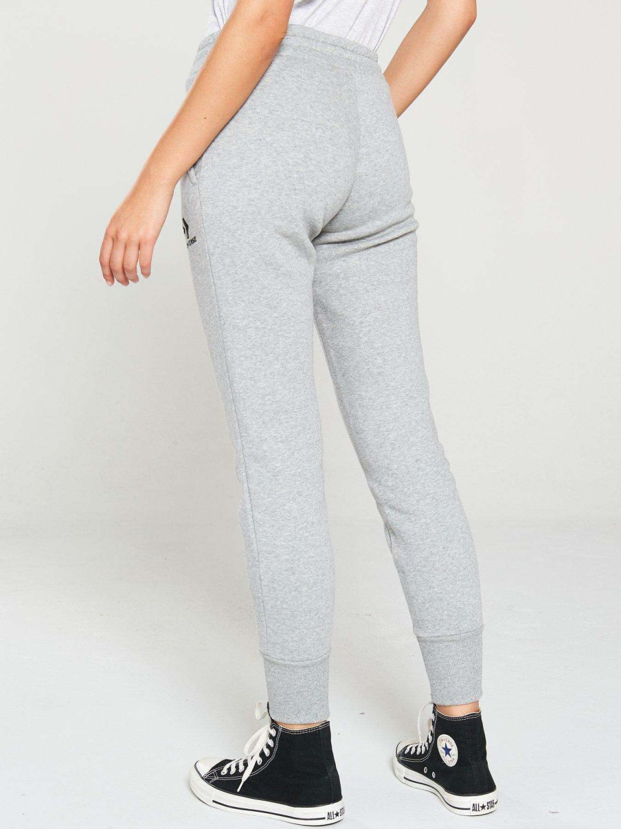 Women * | Converse Star Chevron Emb Signature Pant Grey