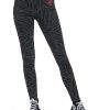 Women * | Converse Chuck Animalier All-Over Leggings Black