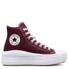 Women * | Converse Chuck Taylor All Star Move Hi-Top Canvas Platform Dark Red/White