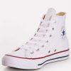 Women * | Converse Chuck Taylor All Star Leather Hi-Top White