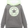 Kids * | Converse Younger Boy Sherpa Lined Hood Hood Grey