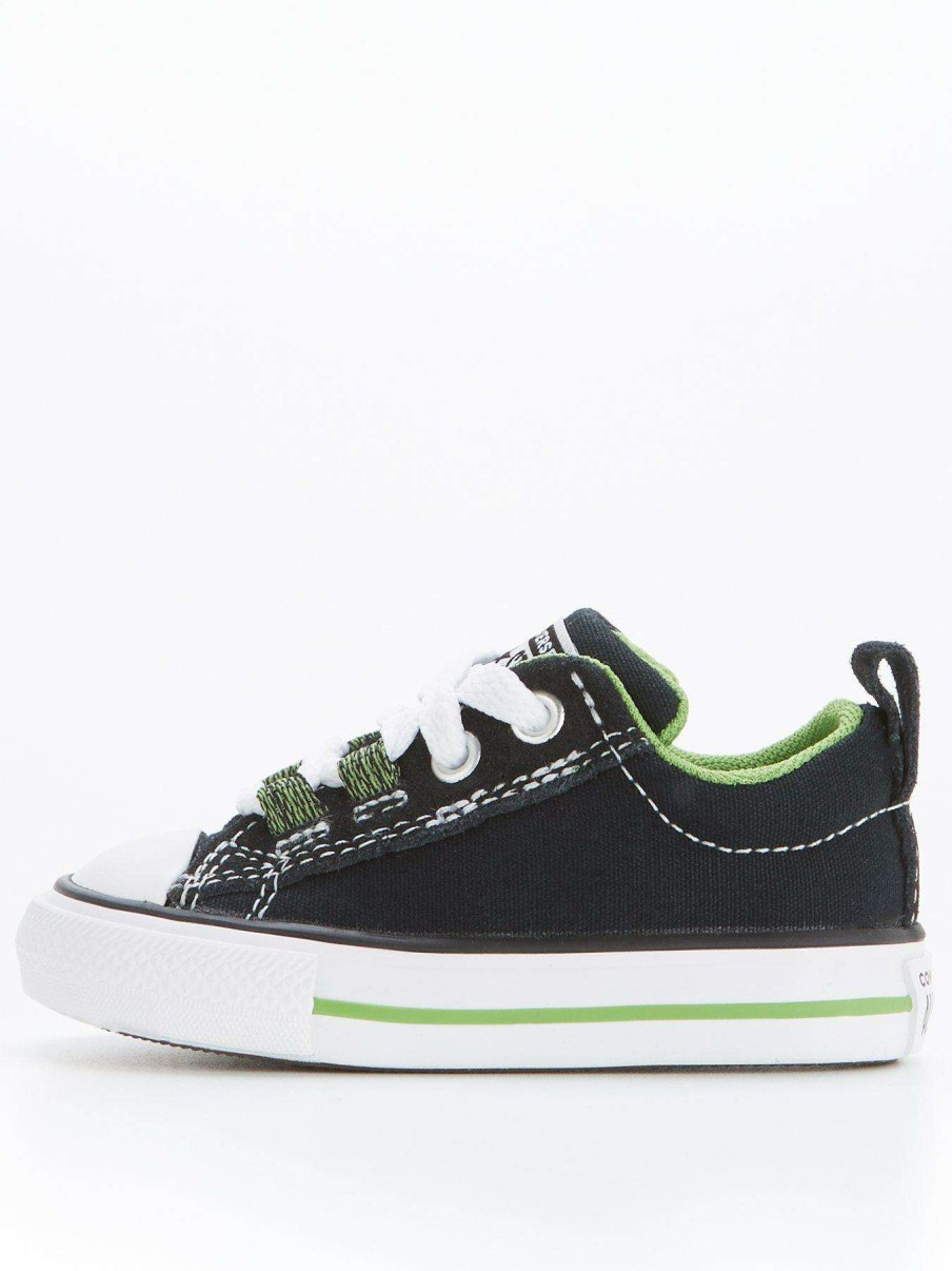 Kids * | Converse Chuck Taylor All Star Infant Street Lace Loop Trainers Black