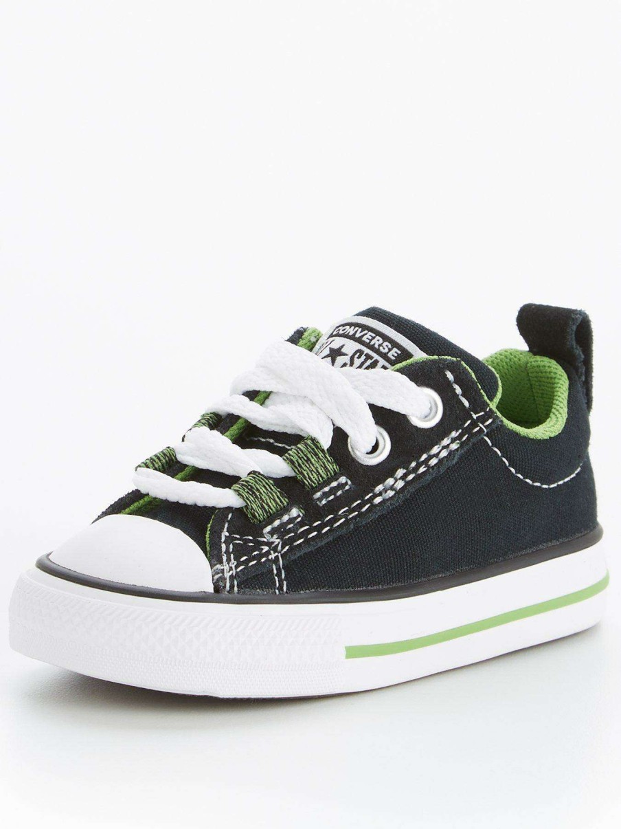 Kids * | Converse Chuck Taylor All Star Infant Street Lace Loop Trainers Black