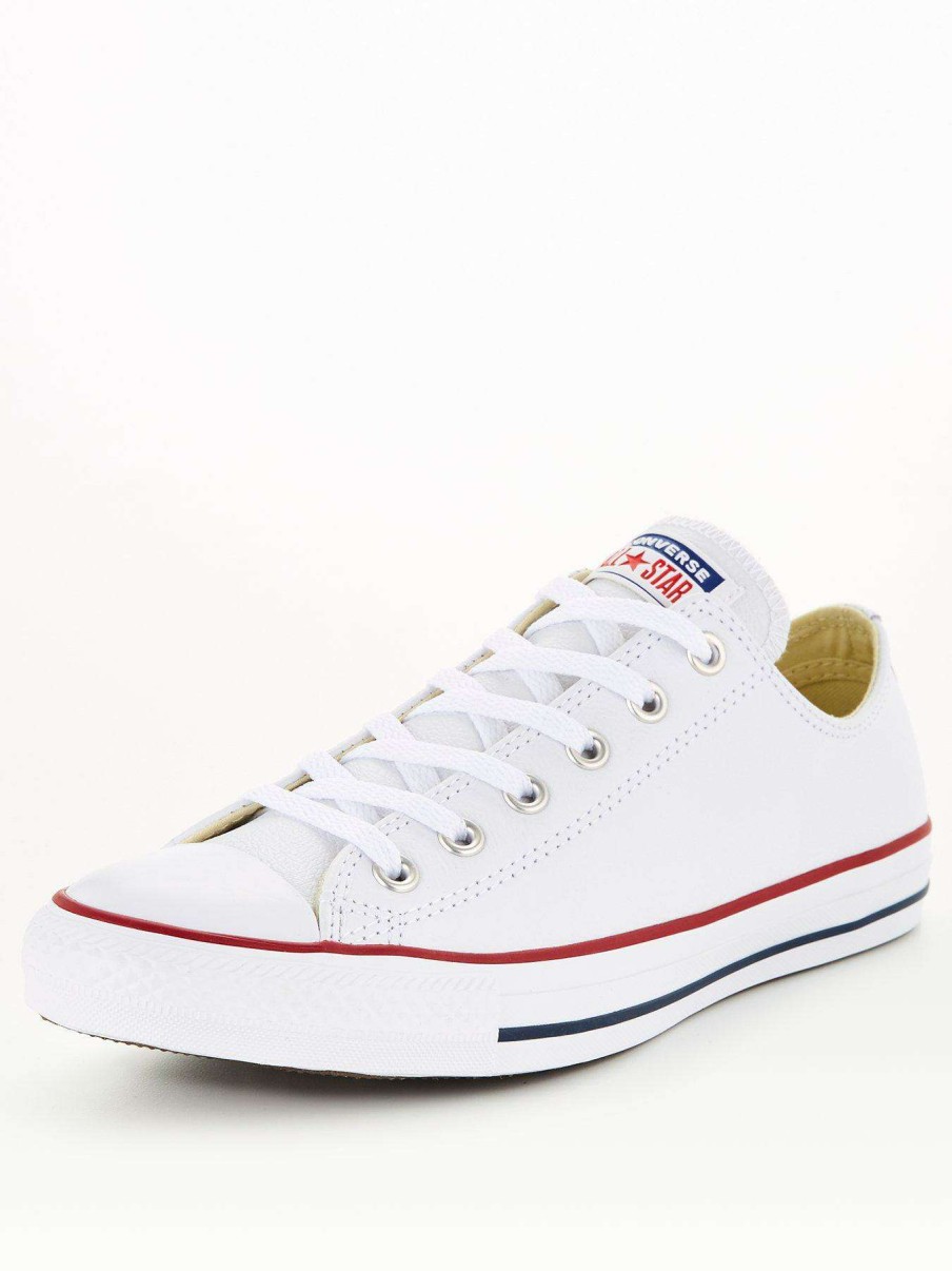 Men * | Converse Chuck Taylor Leather All Star White