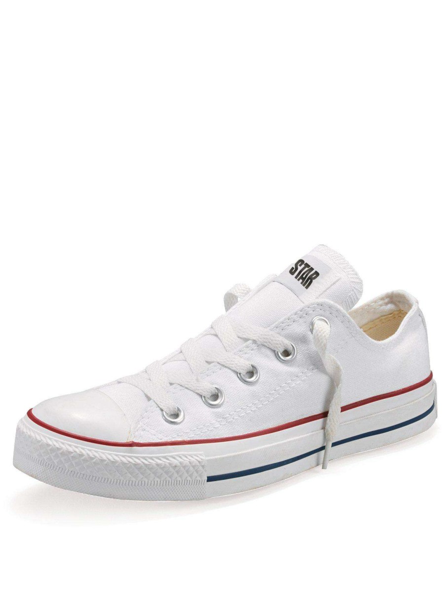 Kids * | Converse Chuck Taylor All Star Ox Childrens Unisex Seasonal Trainers -White